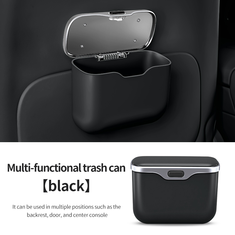 Waterproof Car Trash Can With Lid - Car trash can with creative lid,