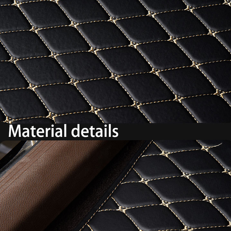5Pcs Universal PU Leather Car  - Car Floor Mats Universal Waterproof Leather recension och pris