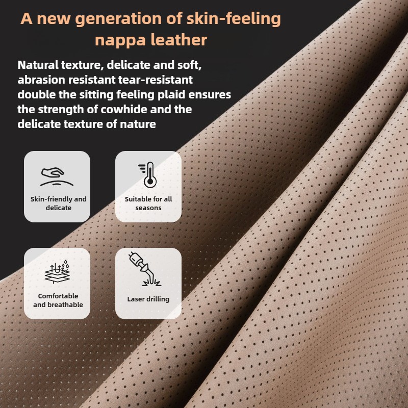 Soft Nappa Leather Car Seat Co - Leather Car Seat Covers Full Set Universal recension och pris