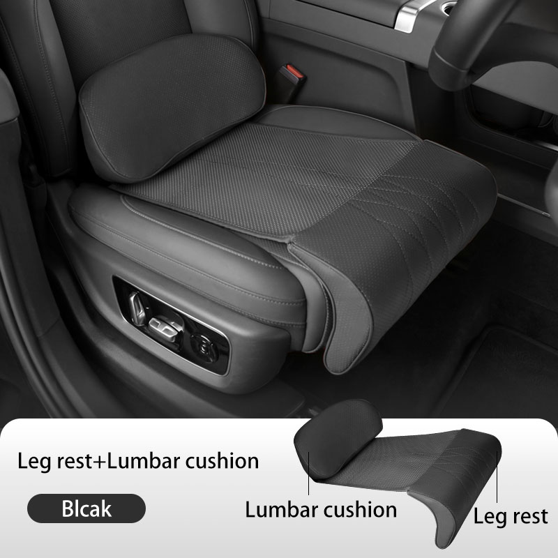 Nappa Leather Leg Support Exte - Memory Foam Car Neck Pillow Lumbar Support recension och pris