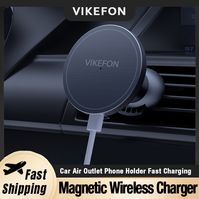 Car Air Outlet Wireless Charge - Magnetic Phone Holder For Car Vent recension och pris