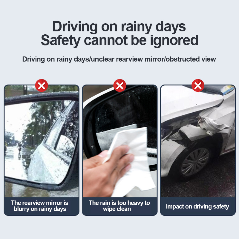 2pcs Car Rearview Mirror Rain  - Anti Glare Car Rearview Mirror Film recension och pris