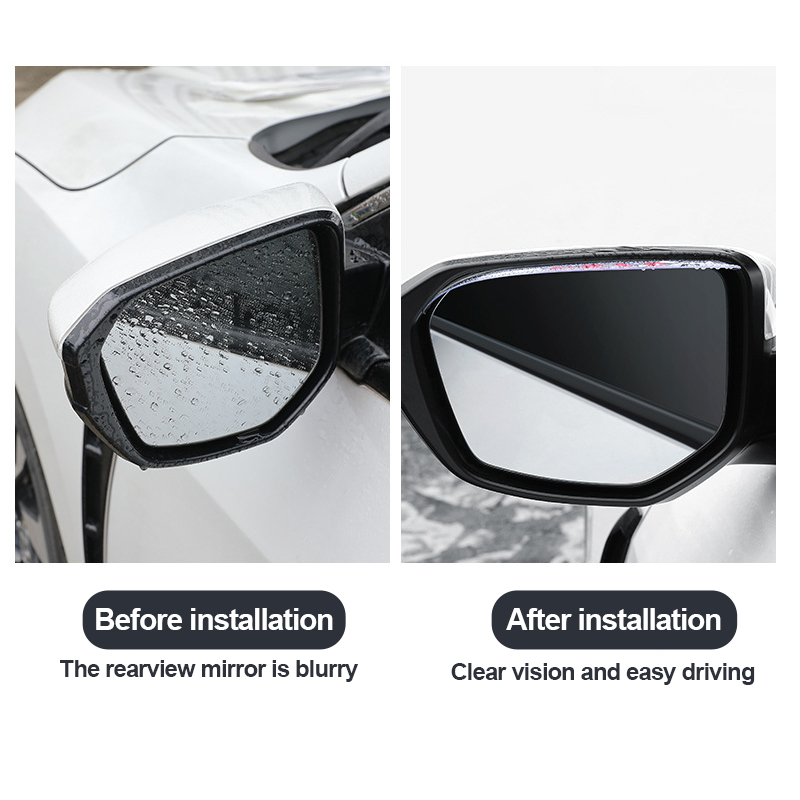 2pcs Car Rearview Mirror Rain  - Anti Glare Car Rearview Mirror Film recension och pris
