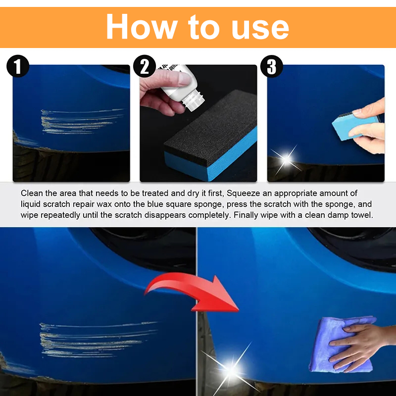 Car Scratch Remover Paint Care - Car Scratch Repair Polishing Wax Paste recension och pris