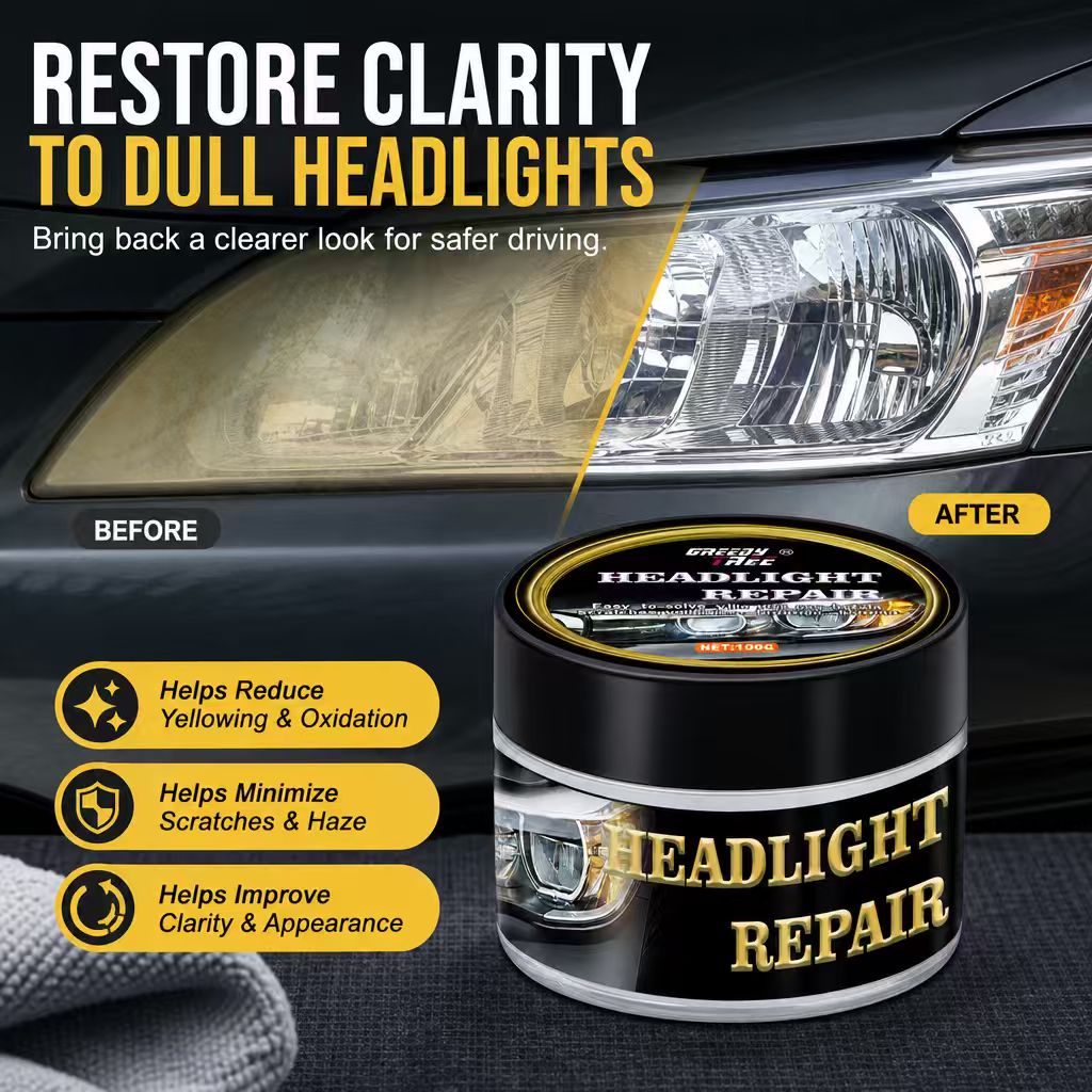 Car Headlight Repair Wax Polis - Car Scratch Repair Polishing Wax Paste recension och pris
