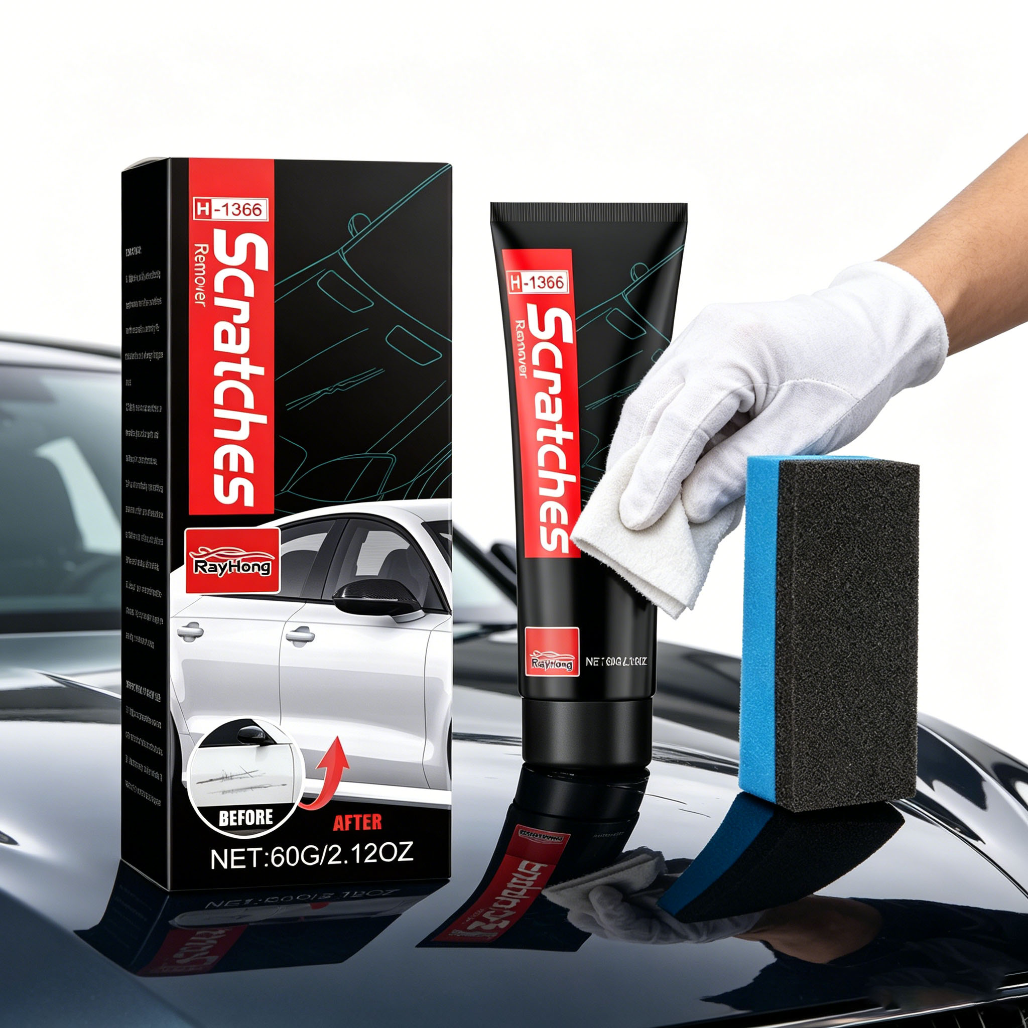 Car Scratch Removal Paste Eras - Car Scratch Repair Polishing Wax Paste recension och pris